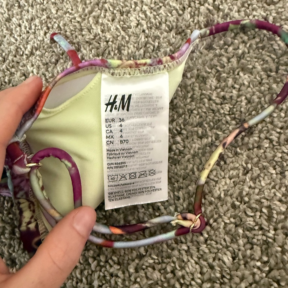 H&M Colorful Patterned Bikini Set - Picture 3 of 3
